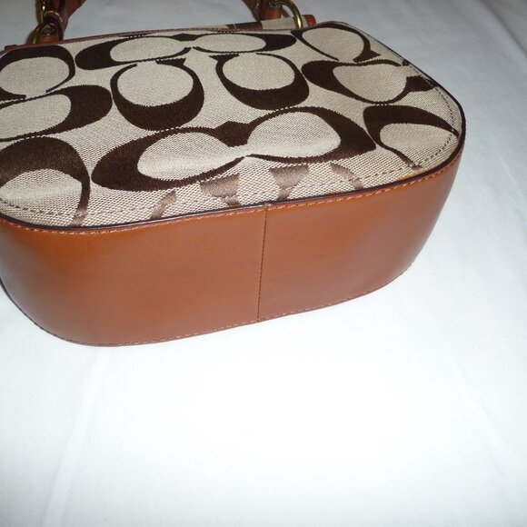 Authentic Coach Legacy Anniversary Brown Signature Crossbody Purse - Picture 3 of 6